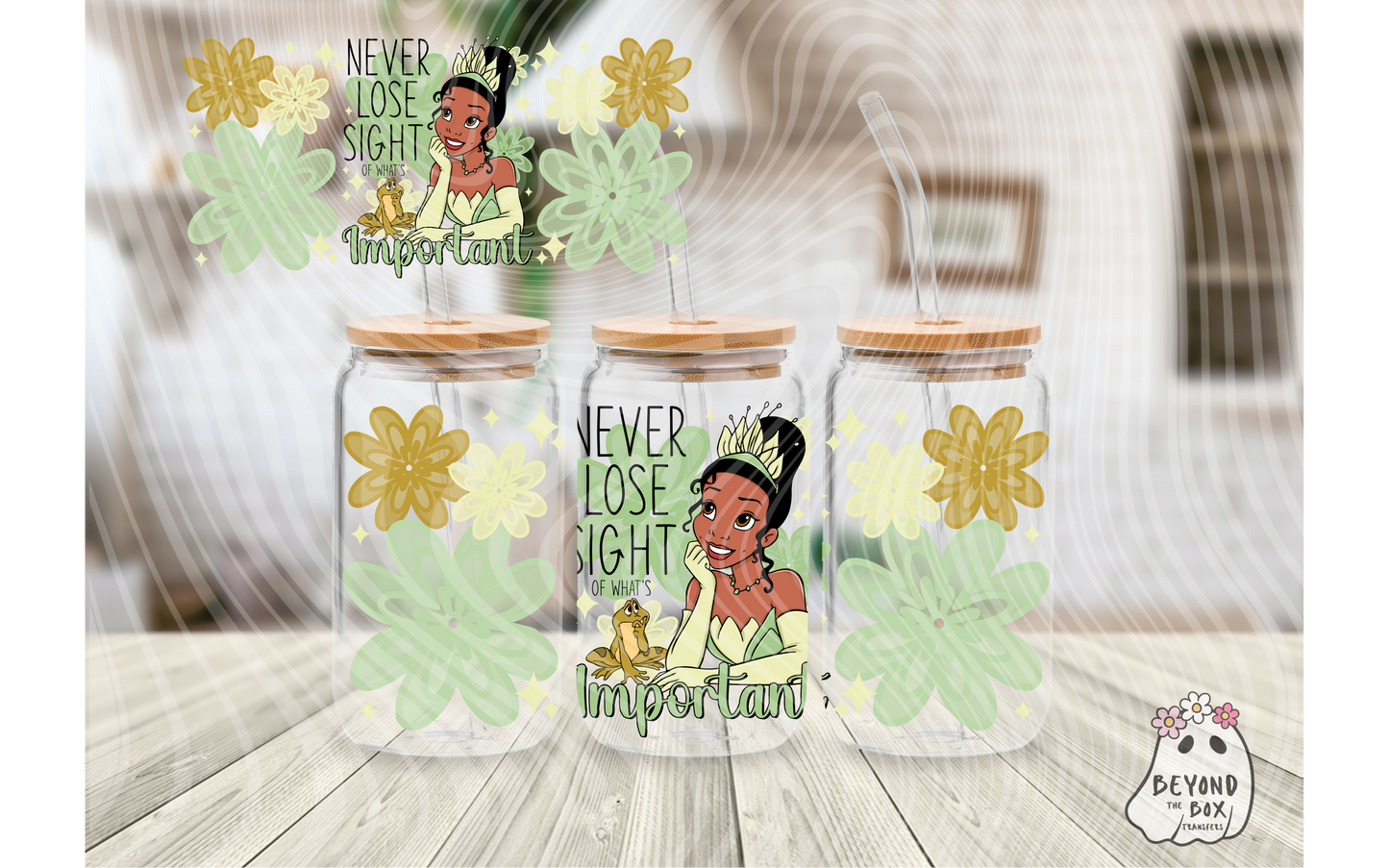 Princess and the Frog 16oz UVDTF Wrap