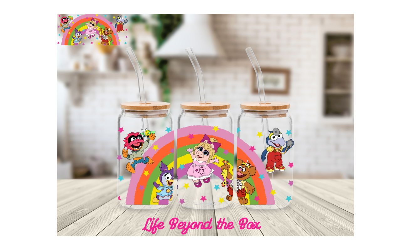 Muppet Babies 16oz UVDTF wrap