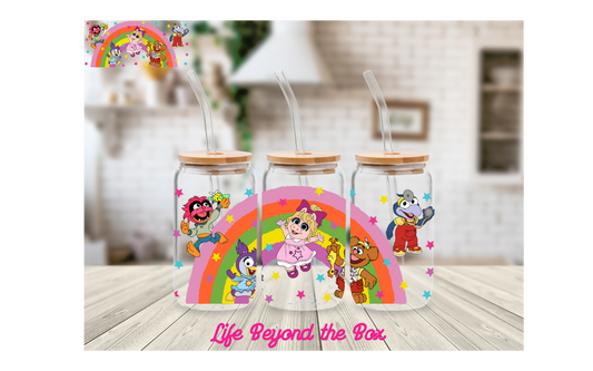 Muppet Babies 16oz UVDTF wrap