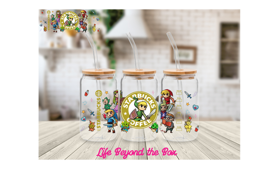 Link Starbies 16oz UVDTF wrap