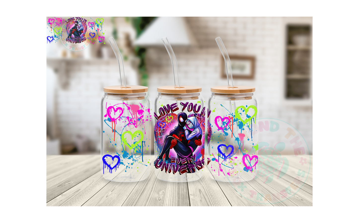 Love You In Every Universe 16oz UVDTF wrap
