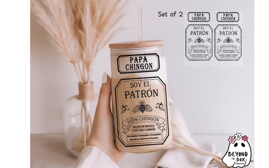 PAPA Chingon 16oz UVDTF wrap