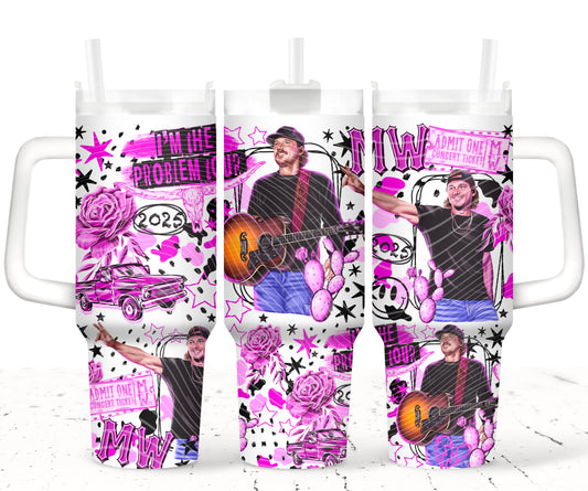 I'm the Problem Pink 40oz UVDTF 2pc wrap