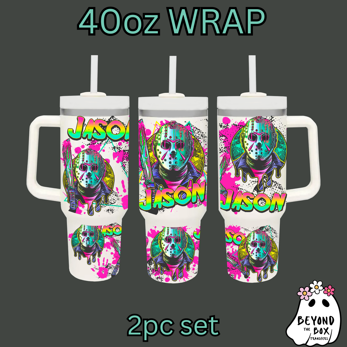 Jason 40oz UVDTF 2pc wrap