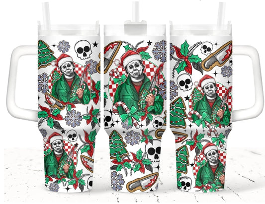 Horror Christmas 40oz UVDTF 2pc wrap