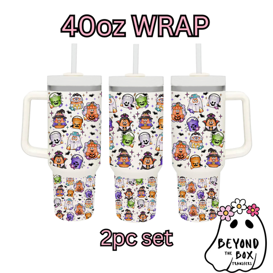 Halloween Nuggets 40oz UVDTF 2pc wrap