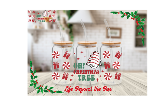 Oh, Christmas Tree 16oz UVDTF wrap