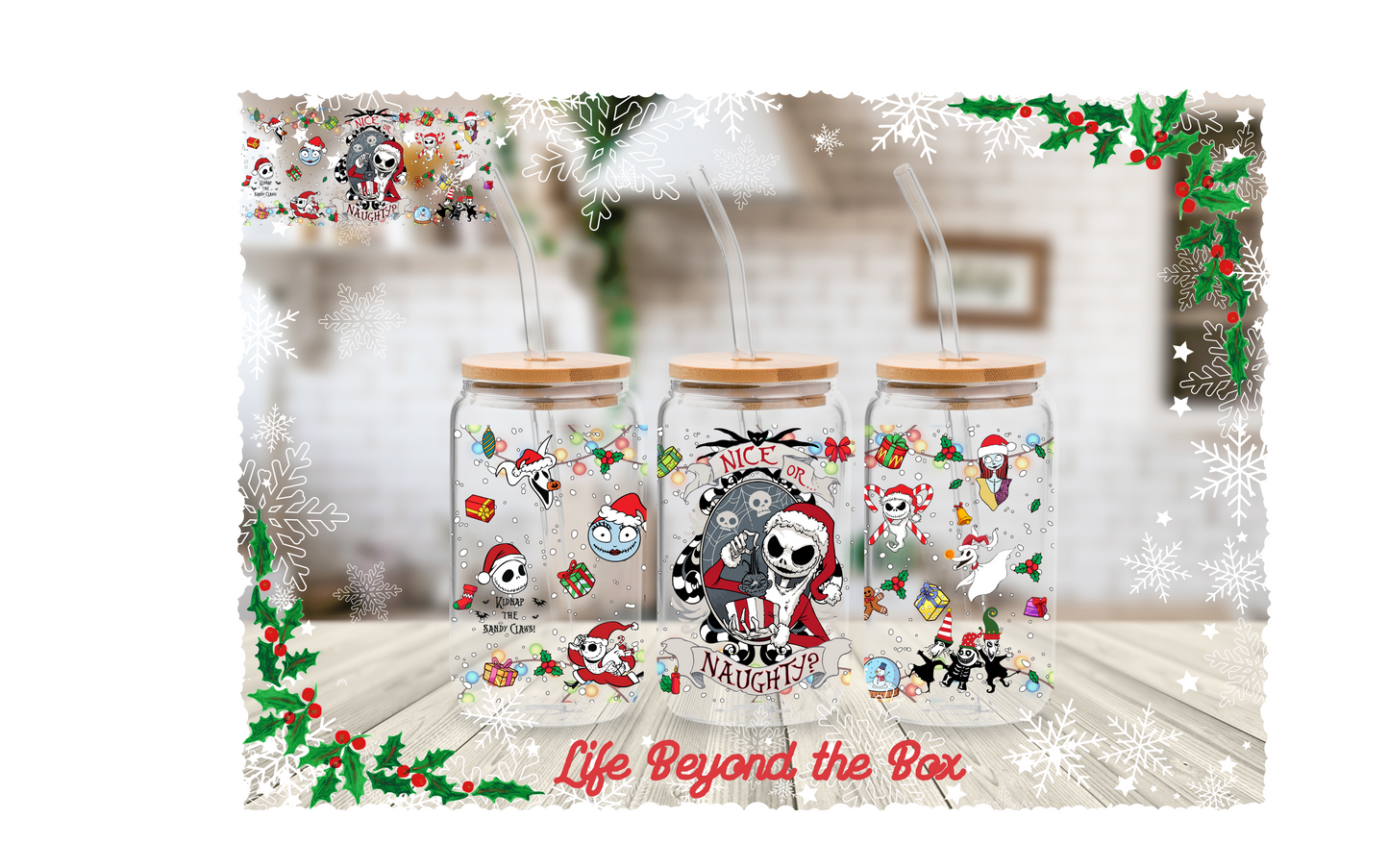 Nice or Naughty 16oz UVDTF wrap