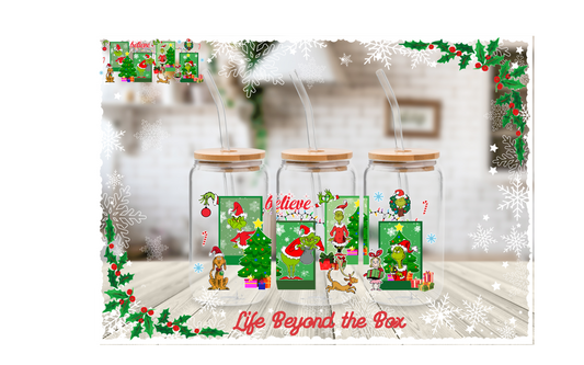 Classic Christmas 16oz UVDTF Wrap