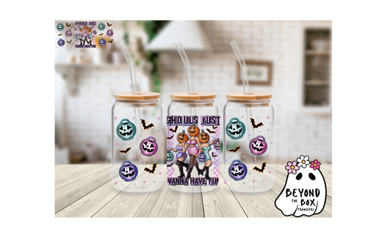 Ghouls Just Wanna Have Fun (light) 16oz UVDTF wrap