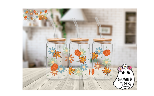 Fall Pumpkins 16oz UVDTF wrap