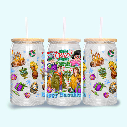 Hanukkah 16oz UVDTF Wrap