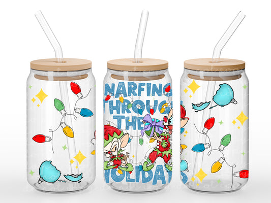 90's Christmas 16oz UVDTF wrap