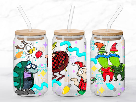 Rocko's Christmas 16oz UVDTF wrap