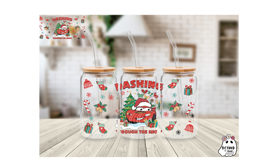 Dashing Through the Snow 16oz UVDTF Wrap