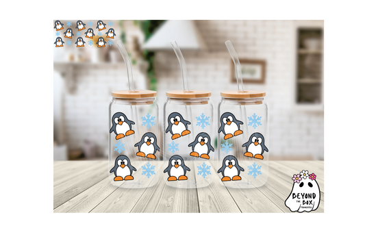 Cute Penguin 16oz UVDTF Wrap