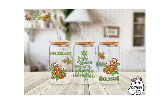 420 Christmas 16oz UVDTF wrap