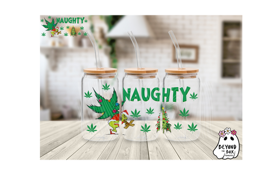 420 Christmas 16oz UVDTF wrap