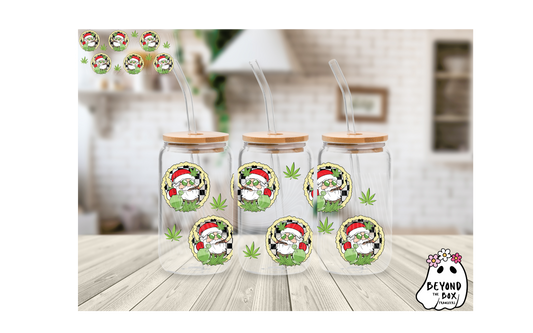 420 Christmas 16oz UVDTF wrap
