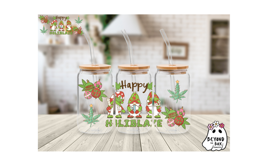 420 Gnome Christmas 16oz UVDTF wrap