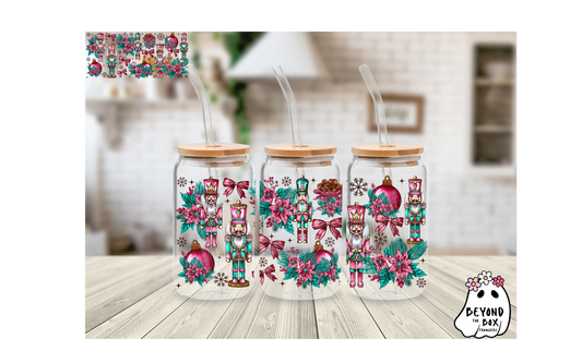 Nutcracker Christmas 16oz UVDTF Wrap