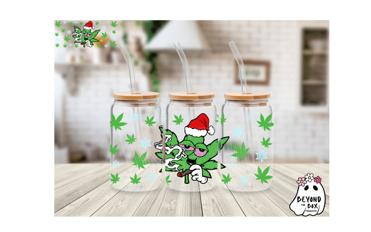 420 Christmas 16oz UVDTF wrap