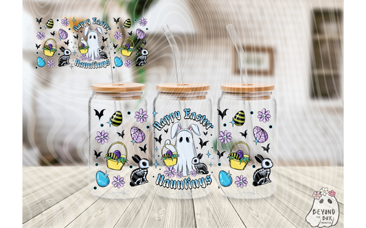 Happy Easter Hauntings Blue 16oz UVDTF wrap