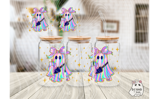 Iridescent Ghost 16oz UVDTF wrap
