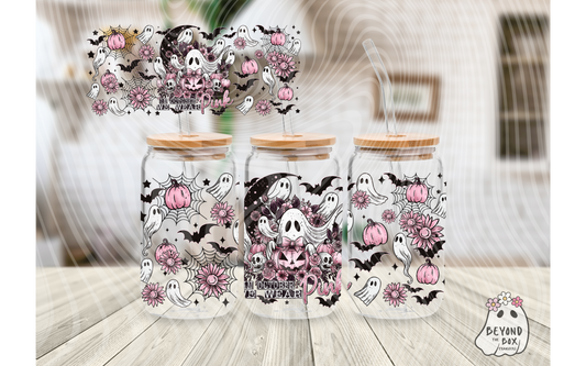 In October We Wear Pink 16oz UVDTF wrap