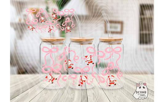 Santa Coquette Christmas 16oz UVDTF Wrap