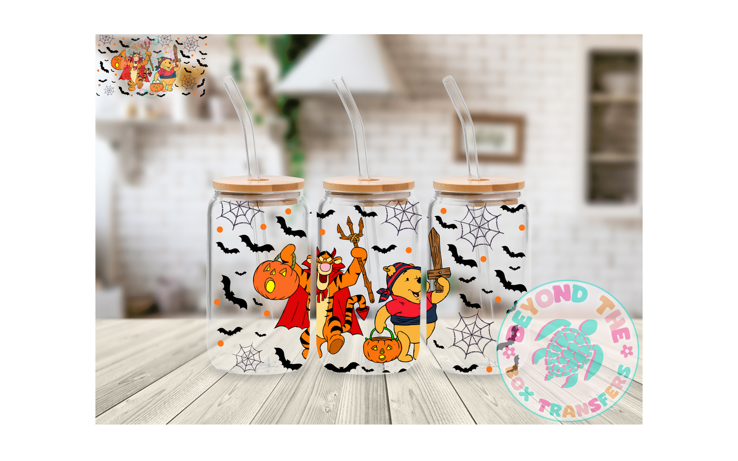 100 Acre Halloween 16oz UVDTF wrap