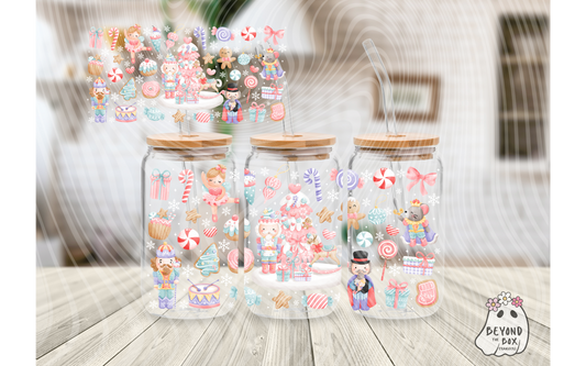 Pink Nutcracker 16oz UVDTF Wrap