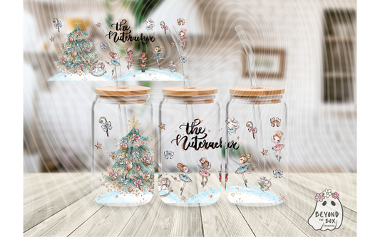 Sugar Plum Fairy Christmas 16oz UVDTF Wrap