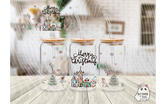 Sugar Plum Fairy Christmas 16oz UVDTF Wrap