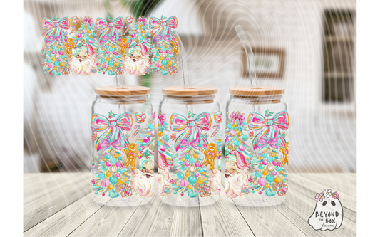 Pastel Christmas 16oz UVDTF Wrap