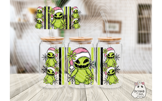 Nightmare Pink Christmas 16oz UVDTF wrap