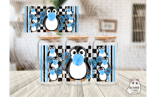 Bubblegum Penguin 16oz UVDTF Wrap