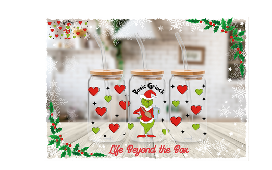 Basic Christmas 16oz UVDTF Wrap