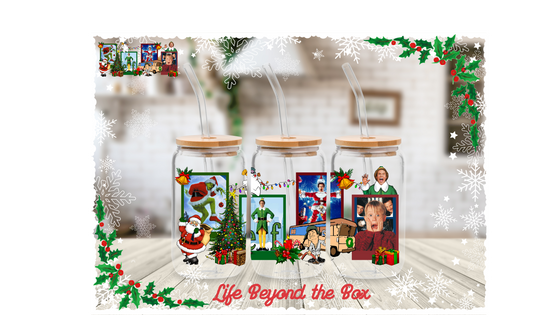 Classic Christmas Movies 16oz UVDTF wrap