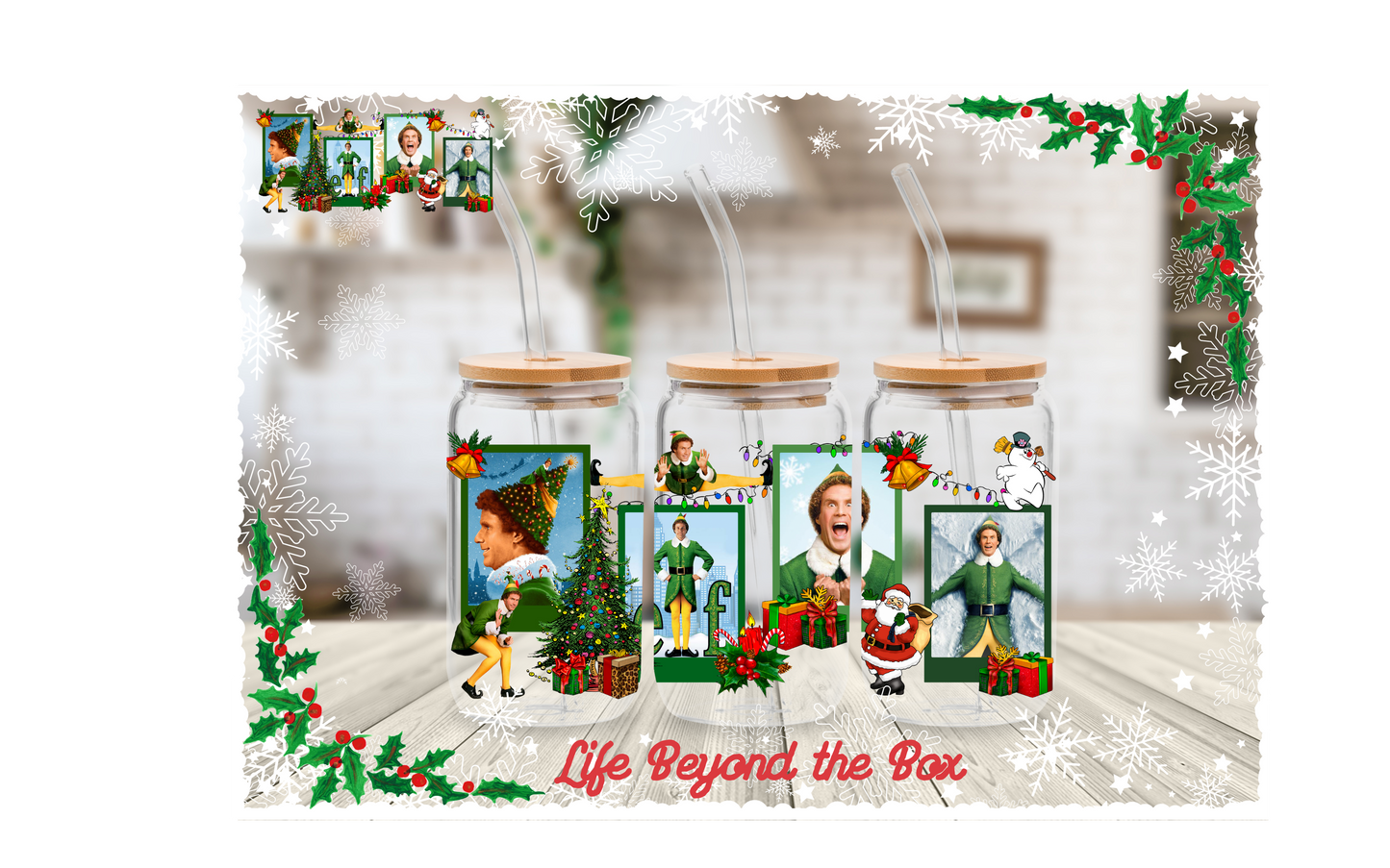 Santa, I know Him 16oz UVDTF wrap