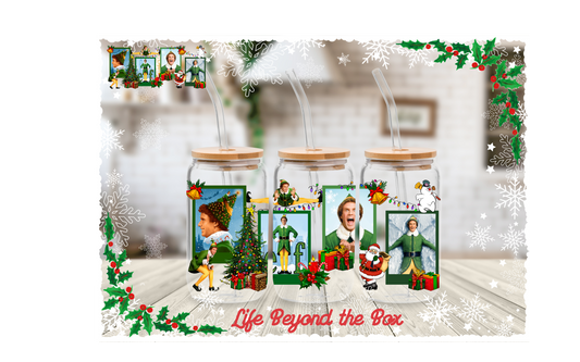 Santa, I know Him 16oz UVDTF wrap