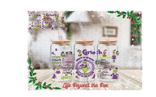 Purple Christmas 16oz UVDTF Wrap