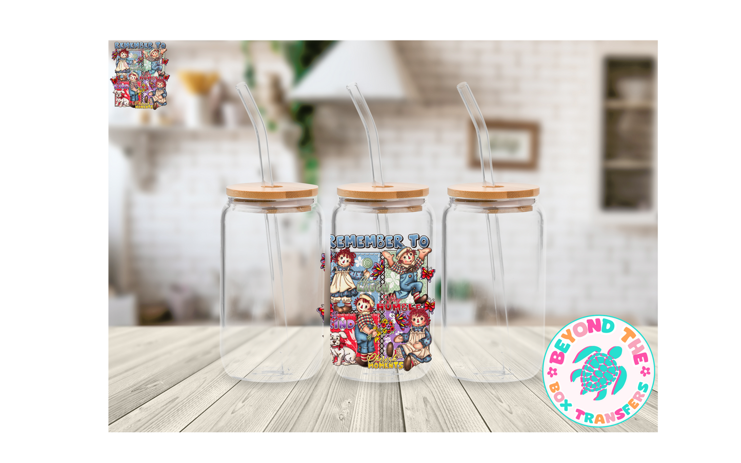 Rag Dolls UVDTF Decal