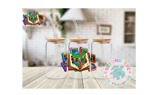 Scary Books UVDTF Decal