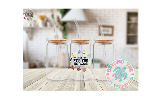 Here For the Snacks UVDTF Decal