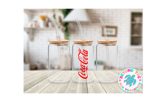 Cola Soda 16oz UVDTF Decal