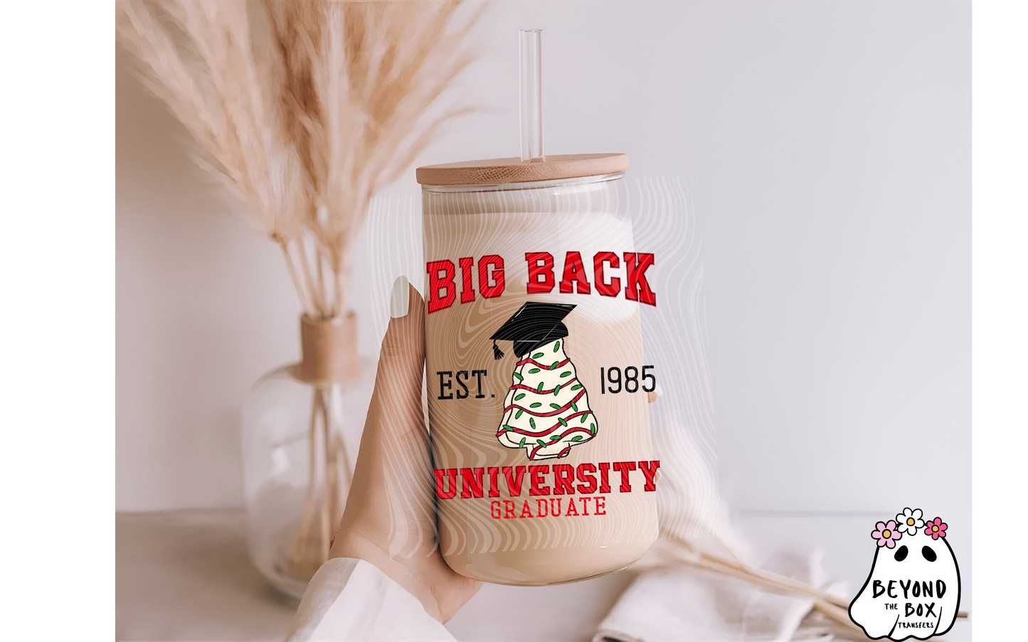 Big Back University 16oz UVDTF Decal