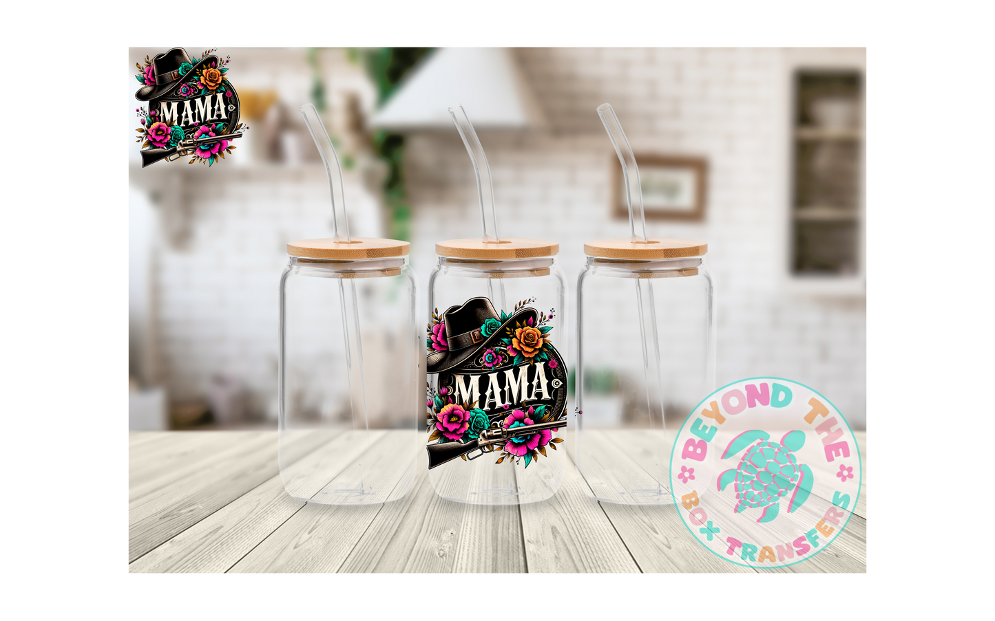 Western Mama UVDTF Decal