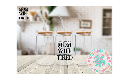 Black Mama Tired  UVDTF Decal