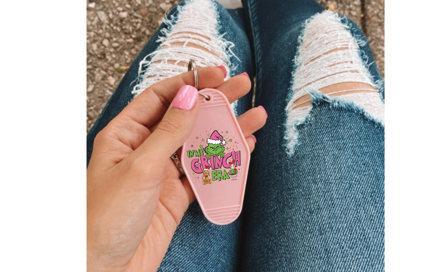 Pink Mean one Era  Motel Keychain Decal